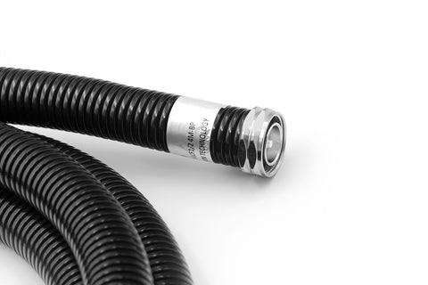 1/2'' Flexible Coax Assembly N Male to Din Male + Bird Proof