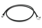 1/2'' Low loss Coax Assembly 4.3-10 Male to Angle Din Male