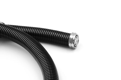 1/2'' Flexible Coax Assembly Din Male to Din Male + Bird Proof