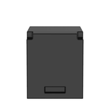 Module Blank 1 Port H18.3 x W15.4 x D34.8mm Minicom Black