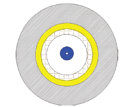 Fibre Patch Cord Single Mode Simplex SS Armoured Fire Retardant