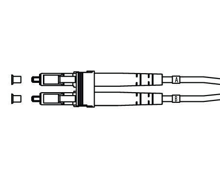 Fibre Patch Cord Single Mode Duplex SS Armoured Fire Retardant
