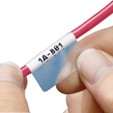 Label Cassette Panduit P1 Self-Lam. 12mm CLR/White