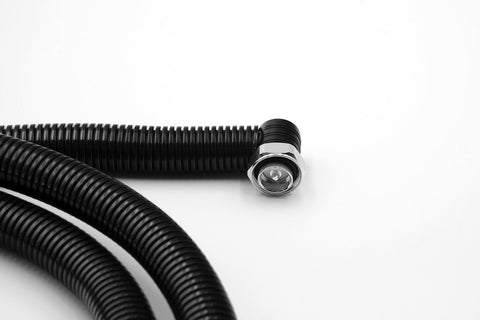 1/2'' Low loss Coax Assembly 4.3-10 Angle To Din Male + Bird Proof