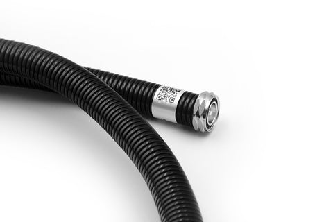 1/2'' Low loss Coax Assembly Din Male to Din Male + Bird Proof