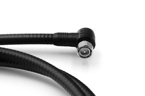 1/2'' Low loss Coax Assembly Angle 4.3-10 Male to 4.3-10 Male