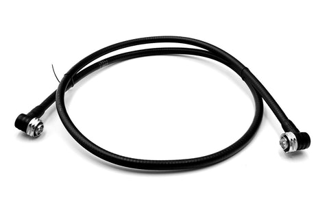 1/2'' Low loss Coax Assembly Angle Din Male to Angle Din Male
