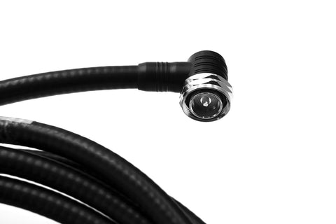 1/2'' Low loss Coax Assembly  N Male to Angle Din Male